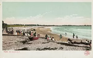 Planographic Prints Collection: Rye Beach, New Hampshire Postcard. ca. 1903, Rye Beach, New Hampshire Postcard