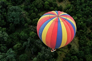 Mid Air Collection: Balloon Over The Masai Mara
