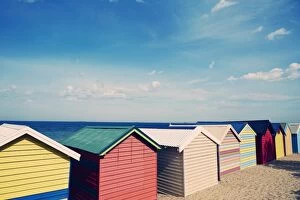 Brighton Beach Melbourne Collection: Brighton beach, bathing boxes