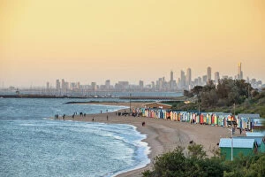 Melbourne Collection: Brighton beach, Melbourne, Australia