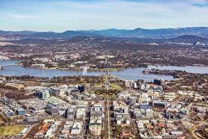 Aerial Views Framed Print Collection: Canberra
