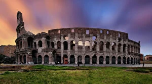 Artie Ng Fine Art Print Collection: Sunrise at the Colosseum, Rome, Lazio, Italy
