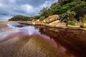 Viktor Posnov Travel Photography Greetings Card Collection: Tidal River at Wilsons Promontory, Victoria