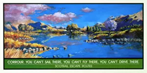 Railway Posters Fine Art Print Collection: Corrour, Scotrail poster, 1996