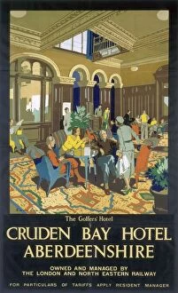 Landscape art Collection: Cruden Bay Hotel, LNER poster, 1923-1947