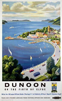 Aerial Photography Jigsaw Puzzle Collection: Dunoon, BR (ScR) poster, c 1960s