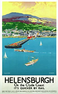 Railway Posters Fine Art Print Collection: Helensburgh, LNER poster, 1941