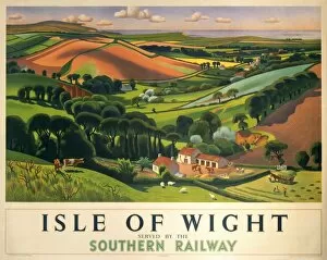 Street art graffiti Poster Print Collection: Isle of Wight, SR poster, 1946