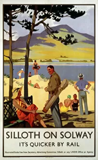 Lake District Metal Print Collection: Silloth-on-Solway, LNER poster, 1923-1947