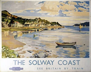 England Mouse Mat Collection: The Solway Coast - Kippford, BR (ScR) poster, 1948-1965