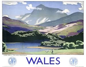 Western Mouse Photographic Print Collection: Wales, GWR poster, 1937