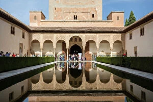 Granada Canvas Print Collection: The Alhambra Palace in Granada, Spain