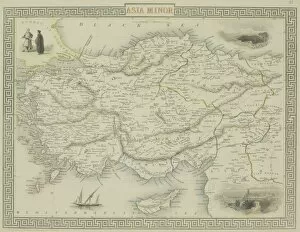 Vignette Collection: Antique map of Asia Minor