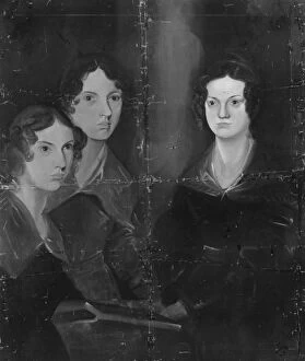 Grouper Cushion Collection: Bronte Sisters by Patrick Branwell Bronte