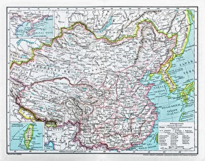 International Border Collection: China map