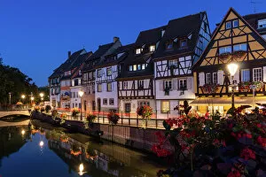 Architectural Feature Collection: Colmar in the evening, France