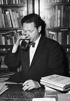 Top Sellers - Art Prints Photographic Print Collection: Dylan Thomas Drinking & Smoking