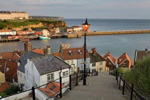 Seaside Resort of Whitby Canvas Print Collection: England, North Yorkshire, Whitby