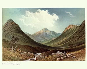 Ayrshire Canvas Print Collection: Glen Sannox, Isle of Arran, Scotland, 19th Century