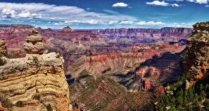 Landscape paintings Collection: A Grand View, South Rim Grand Canyon Panorama