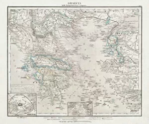 Maps Fine Art Print Collection: Greece at the beginning of the Peloponnesian War (431-404 BC)