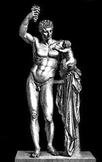Sculptures Fine Art Print Collection: Hermes and the Infant Dionysus
