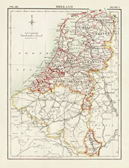 Map Collection: Holland map 1881