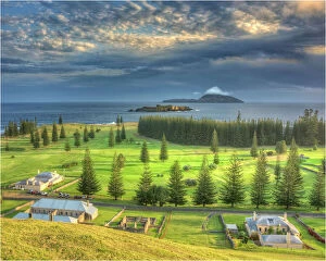 South Pacific Ocean Collection: A Kingston Norfolk Island view, part of the restored British penal colony buildings