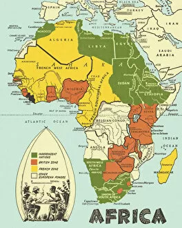 Africa Collection: Map of Africa