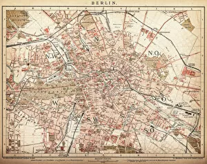 Capital Cities Collection: Map of Berlin 1898