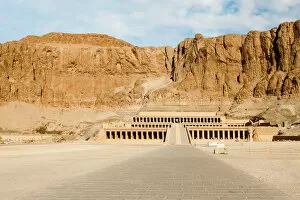 Incidental People Collection: Mortuary Temple of Hatshepsut, Luxor, Egypt