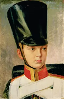 Alexander Ii Collection: Portrait of Crown Prince Alexander Nikolayevich