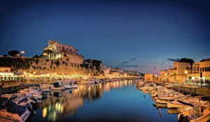 Large Group Of Objects Collection: Spain, Menorca, Ciutadella, Old Town and Harbour