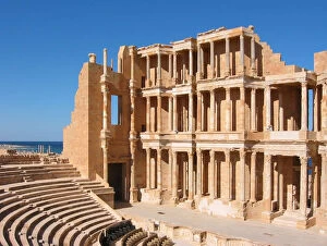 Related Images Jigsaw Puzzle Collection: Theatre, Sabratha, Libya