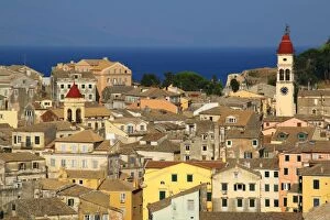 Capital Cities Collection: View over the old town of Corfu, Greece