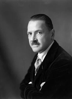 Black and white portraits Metal Print Collection: W Somerset Maugham