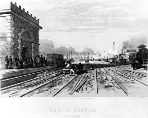 Invention Collection: Crewe Station started service on 4 July 1837 with the opening of the Grand Junction Railway
