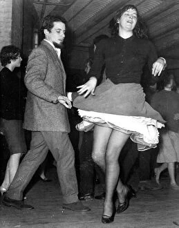 Petticoat Collection: Dancing in a dingy cellar in Soho, London Cy Lauries jazz band beats it out