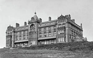Architecture Collection: Headland Hotel, Newquay, Cornwall. Early 1900s