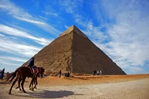 Africa Photographic Print Collection: Egypt-Pyramids-Travel-Horse