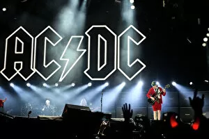 Related Images Fine Art Print Collection: Portugal-Concert-Acdc-Music