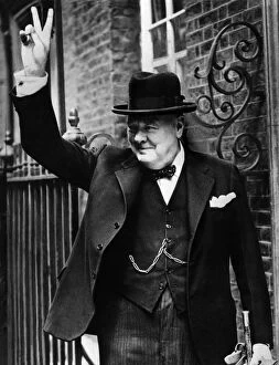 Vertical Collection: Sir Winston Churchill V Sign