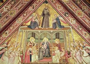 Saints Collection: Allegory of Obedience, c. 1330 (fresco)