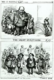 Government Collection: Cartoons featuring William Marcy Boss Tweed, James Ingersoll and George Miller