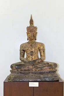 Great Buddha Collection: Crowned Buddha in meditation, Ayutthaya style, 15th-16th century AD (bronze)