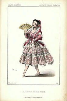 Ballet Canvas Print Collection: La Senora Perea Nena at the Gymnase Dramatique