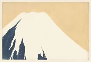 Kamisaka Sekka Photo Mug Collection: Mount Fuji, 1909 (woodblock print)