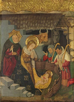 New Born Collection: The Nativity, c.1457 (oil, tempera and gold on wood panel)