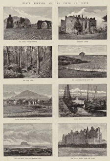 Scotland Fine Art Print Collection: North Berwick, on the Firth of Forth (engraving)