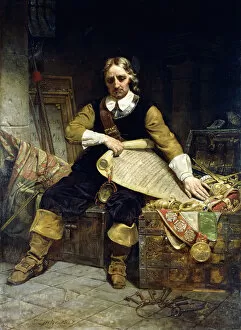 Positive Concepts Collection: Oliver Cromwell, 1867 (oil on canvas)